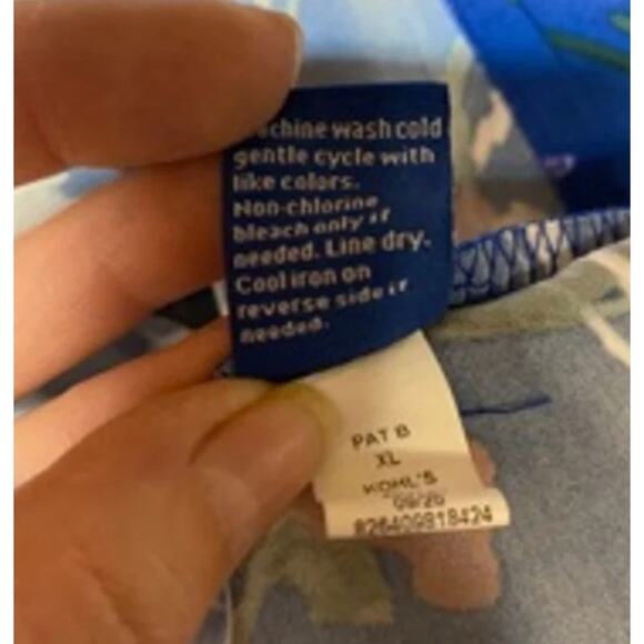 Floral Cottagecore Sleeveless Swing Dress Blue APT.9 XL - Picture 7 of 10